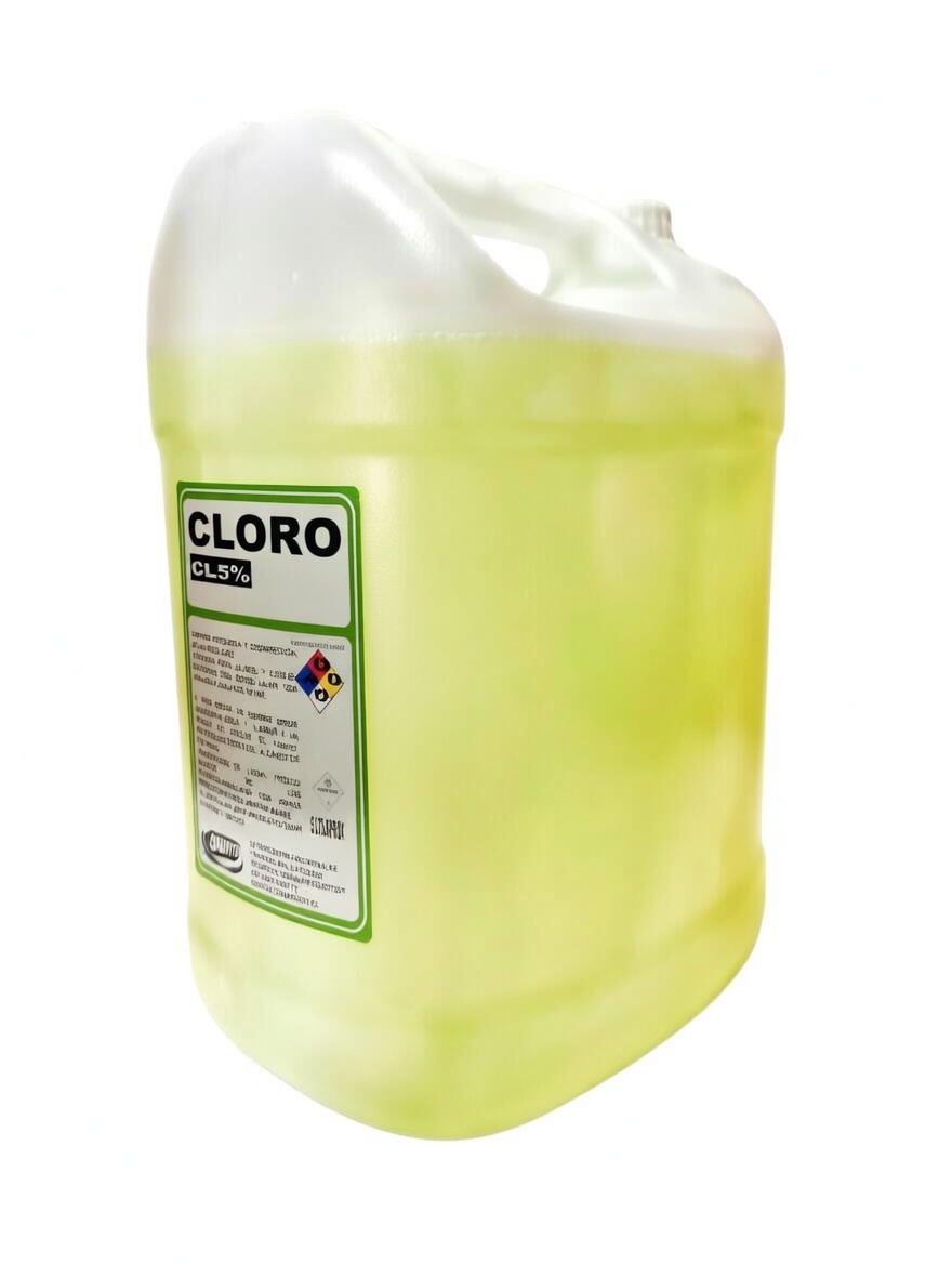 Cloro 5% – Desinfectante Eficaz y Limpieza Profunda