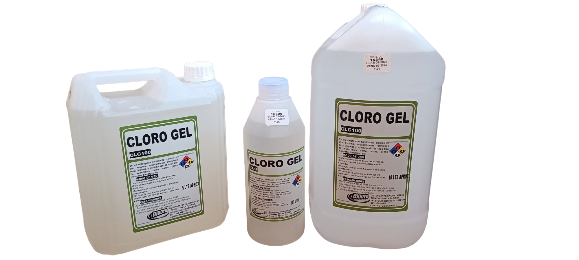 Cloro Gel - Desinfectante Eficaz Con Mayor Adherencia