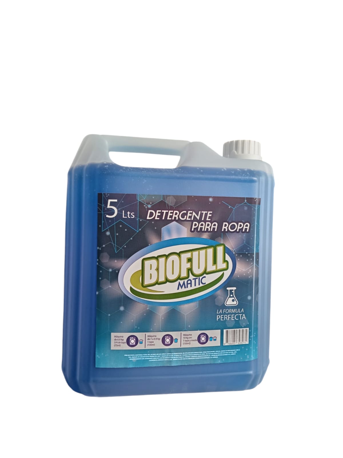 Detergente Matic Full Azul 5Lts - Limpieza Profunda y Frescura Duradera
