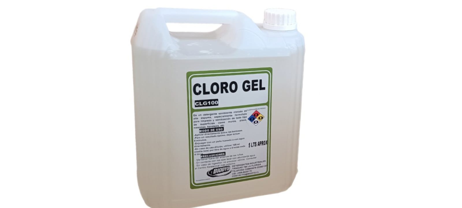 Cloro Gel - Desinfectante Eficaz Con Mayor Adherencia - Imagen 3