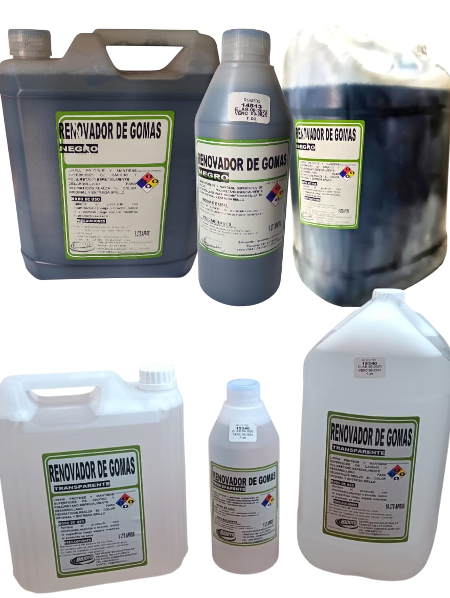 Renovador de Gomas - Recupera El Color y Brillos Originales