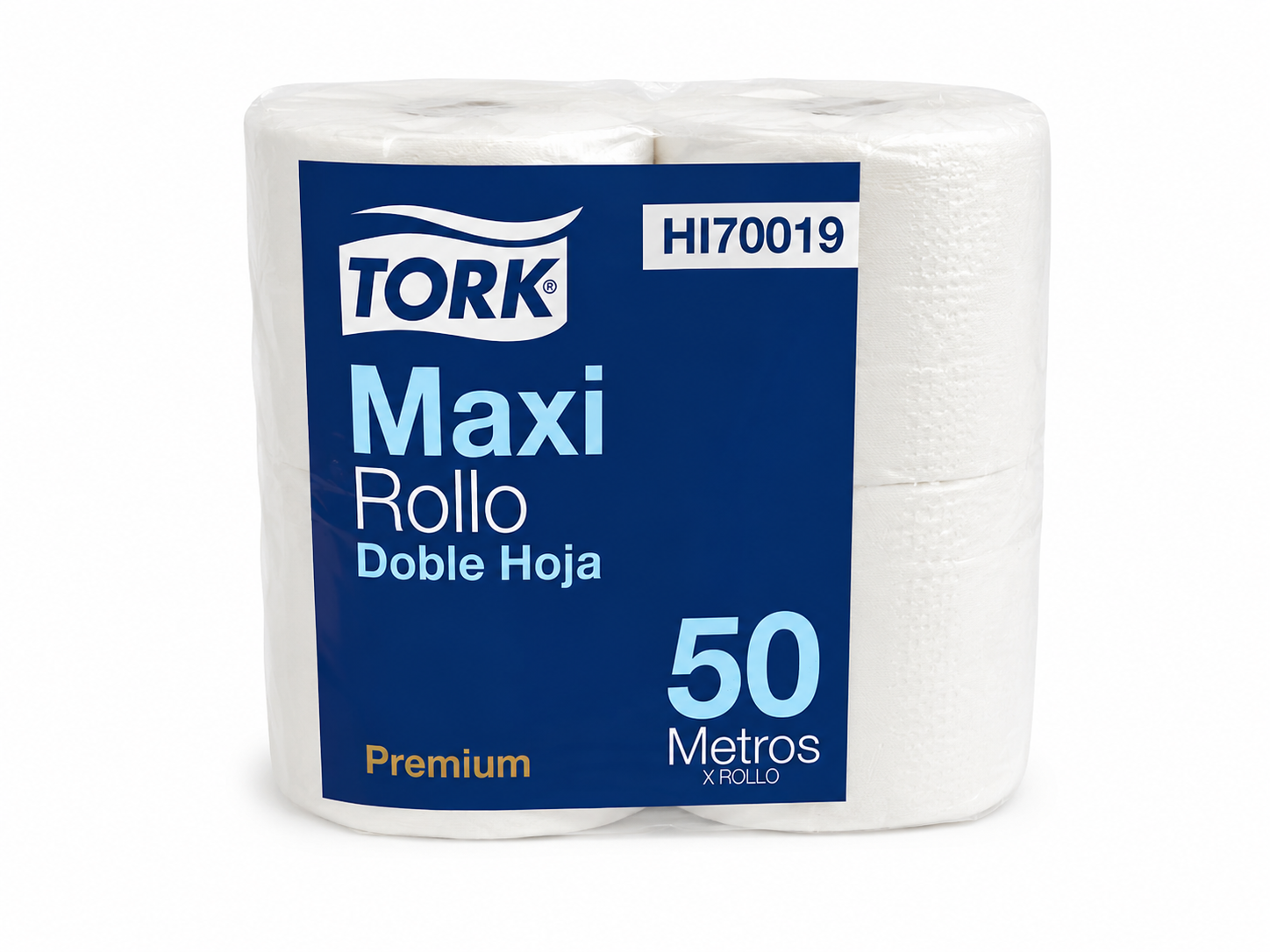 Higienico Maxi Rollo Premium Doblehoja 50 Mts - Suavidad y Rendimiento En Cada Rollo